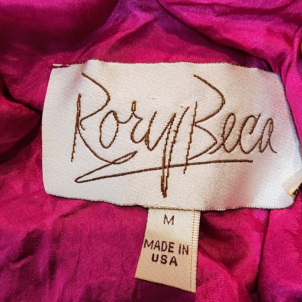 Rory Beca 100% Silk Maxi Abstract Print Resort Colorful California Beachy Dress - Picture 10 of 11